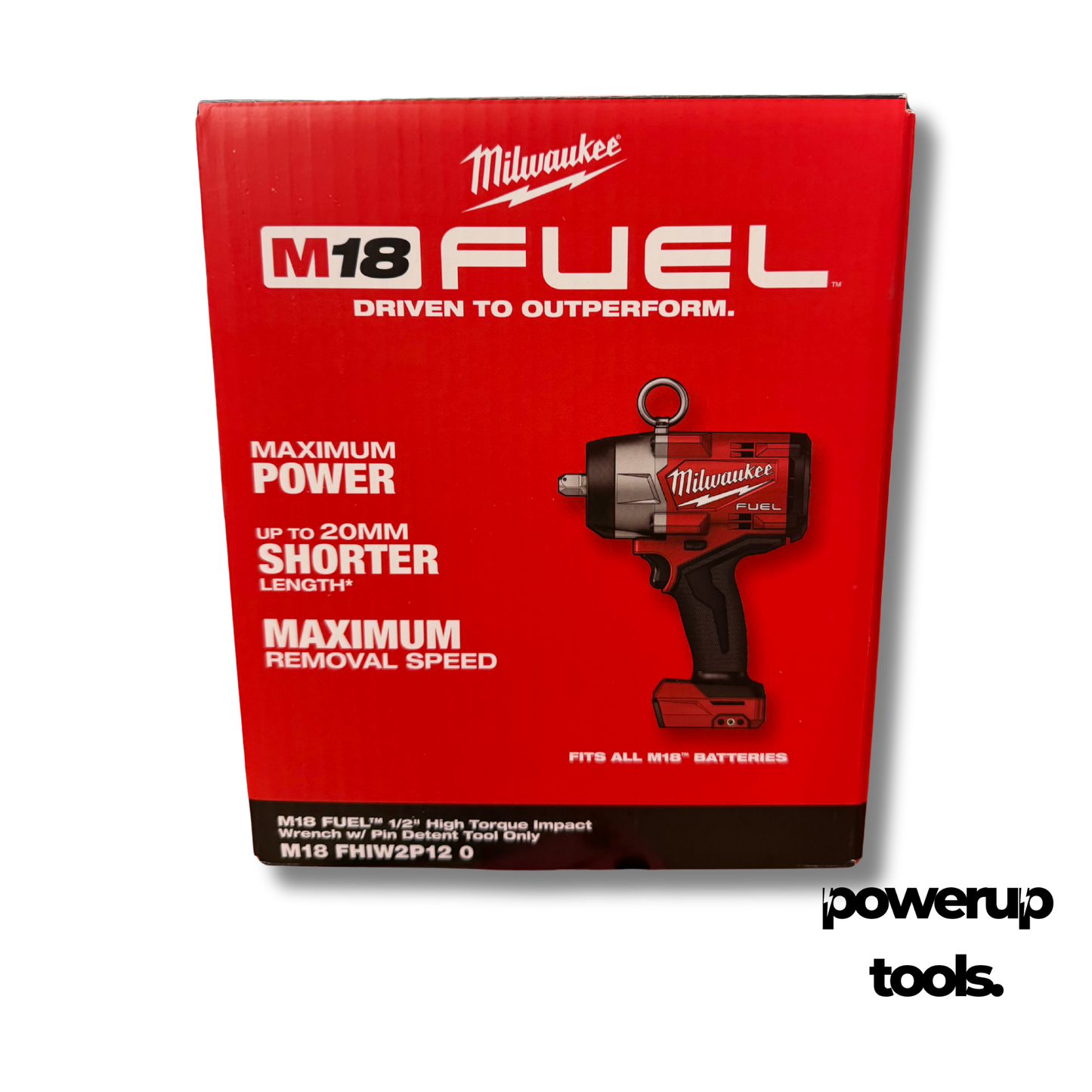 MILWAUKEE 18V 1/2inch High Torque Impact Wrench w/ Pin Detent Skin M18FHIW2P120