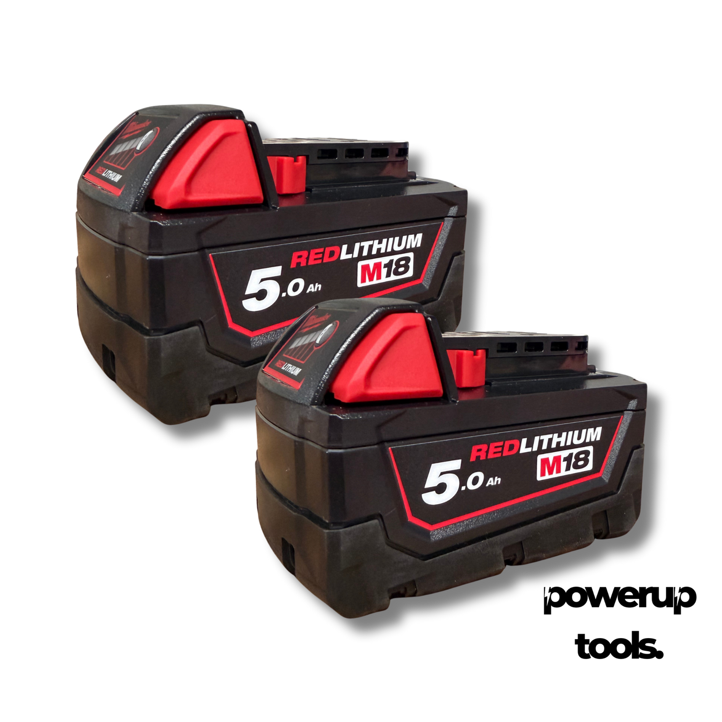 Milwaukee 18V 5.0Ah Dual Lithium-Ion Battery Twin Pack M18B52