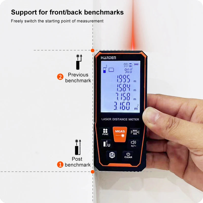 HARDEN PRO LASER DISTANCE METER