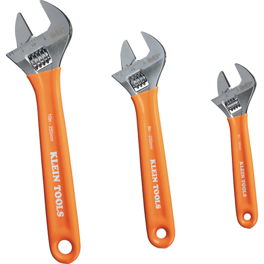 KLEIN ADJ WRENCH 3PCE PACK 6IN 8IN & 10IN A-D5073