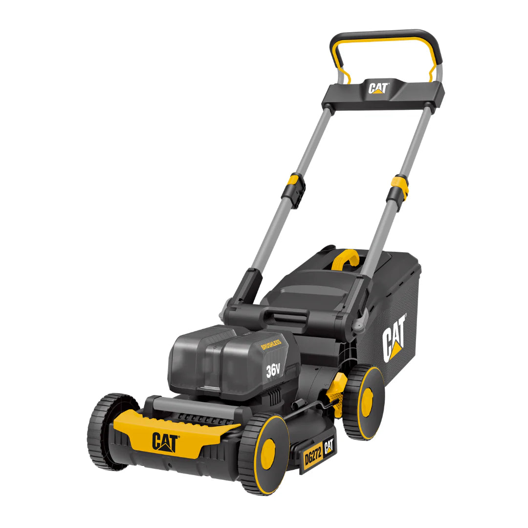 Cat® DG272 2 x 18V Brushless 410mm Lawn Mower Kit (x2 4.0Ah batteries and charger)