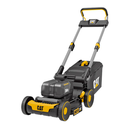 Cat® DG272 2 x 18V Brushless 410mm Lawn Mower Kit (x2 4.0Ah batteries and charger)
