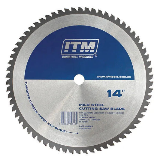 ITM 350MM TCT MILD STEEL CUTTING BLADE, 66T SSBL350-MS