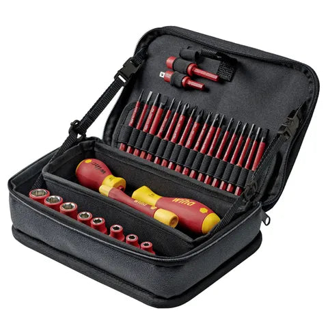 WHIA TOOL SET SLIMVARIO® ELECTRIC MIXED, 32 PCS. INCL. MULTIFUNCTIONAL BAG