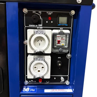 ITM DIESEL GENERATOR SILENT CABINET 8300W PEAK ELECTRIC START