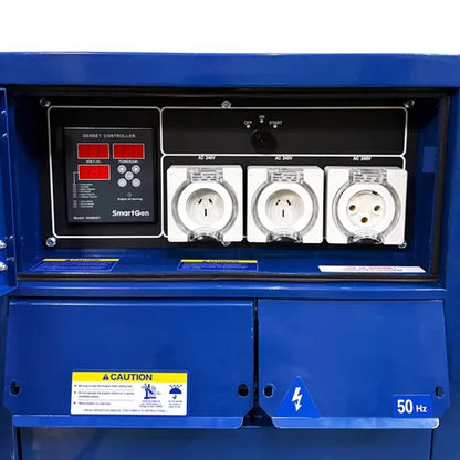 ITM DIESEL GENERATOR SILENT CABINET 12000W PEAK ELECTRIC START