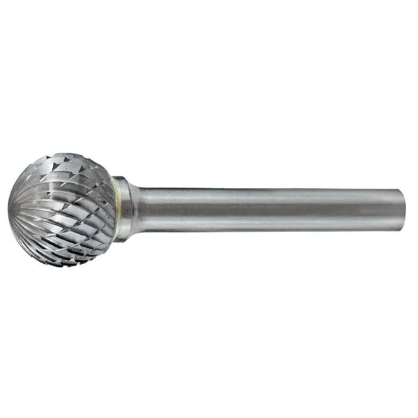 HOLEMAKER CARBIDE BURR, BALL SHAPE, 3/8" DIAMETER, 1/4" SHANK DC - CB-SD3