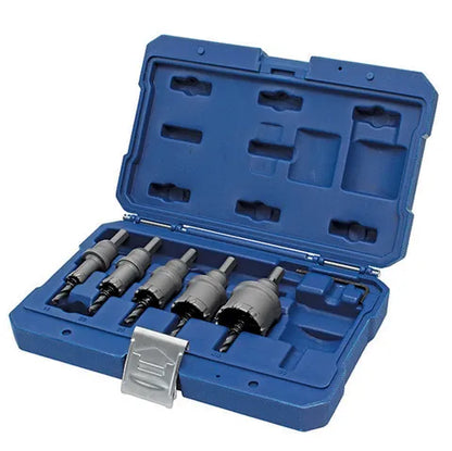 HOLEMAKER 5 PIECE TCT HOLESAW SET, 25MM DEPTH, CONTAINS 16, 20, 25, 32 & 40MM MCTR-SET5