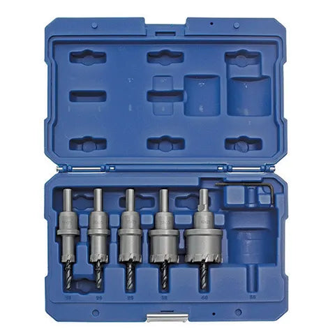 HOLEMAKER 5 PIECE TCT HOLESAW SET, 25MM DEPTH, CONTAINS 16, 20, 25, 32 & 40MM MCTR-SET5