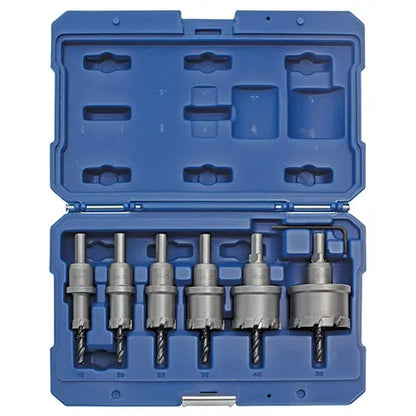 HOLEMAKER 6 PIECE TCT HOLESAW SET, 25MM DEPTH, CONTAINS 16, 20, 25, 32, 40 & 50MM  MCTR-SET6