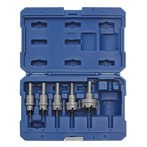 HOLEMAKER 5 PIECE TCT HOLESAW SET, 4.5MM DEPTH, CONTAINS 16, 20, 25, 32 & 40MM MCS-SET5