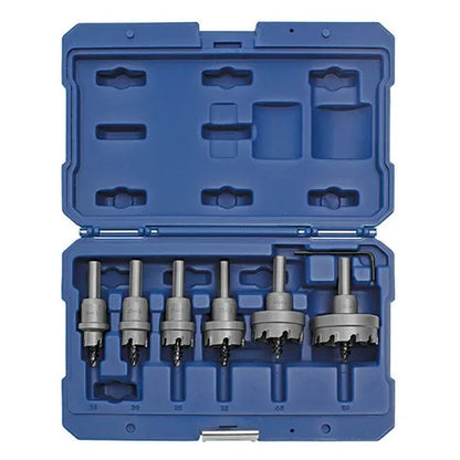 HOLEMAKER 6 PIECE TCT HOLESAW SET, 4.5MM DEPTH, CONTAINS 16, 20, 25, 32, 40 & 50MM MCS-SET6