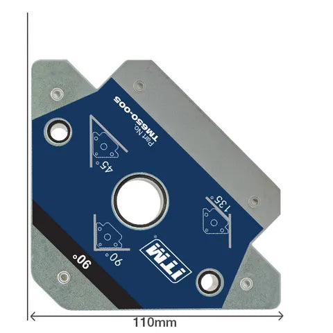 MULTI-ANGLE WELDING MAGNET,50KGS FORCE, 115MM, 45°,90° & 135°