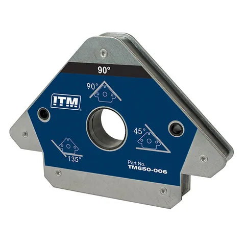 MULTI-ANGLE WELDING MAGNET, 75KGS FORCE, 145MM, 45°,90° & 135°