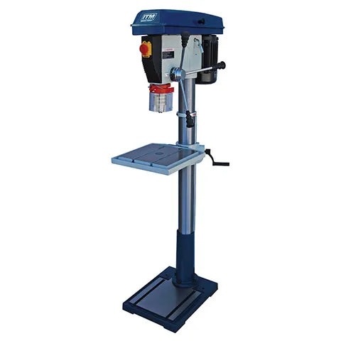 ITM PEDESTAL FLOOR DRILL PRESS, 3MT, 25MM CAP, 12 SPEED, 450MM SWING, 1500W 240V