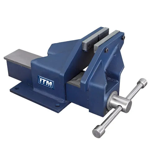 ITM 125mm Offset Fabricated Steel Bench Vice TM104-125