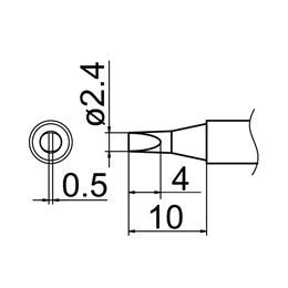 Exton Tools T12-D24 Soldering Tip