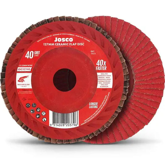 Josco 127mm Ceramic Flap Disc 40G
