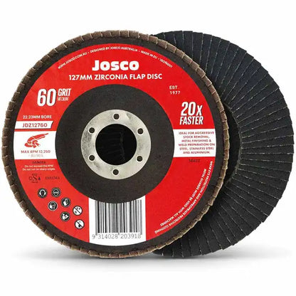 Josco Zirconia 127mm Flap Disc 60G