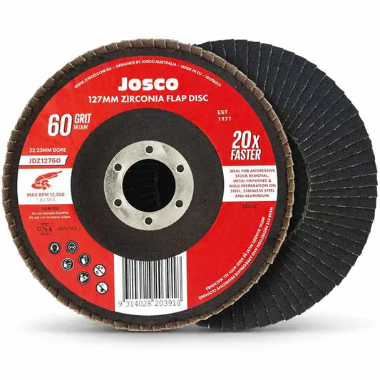 Josco Zirconia 127mm Flap Disc 60G