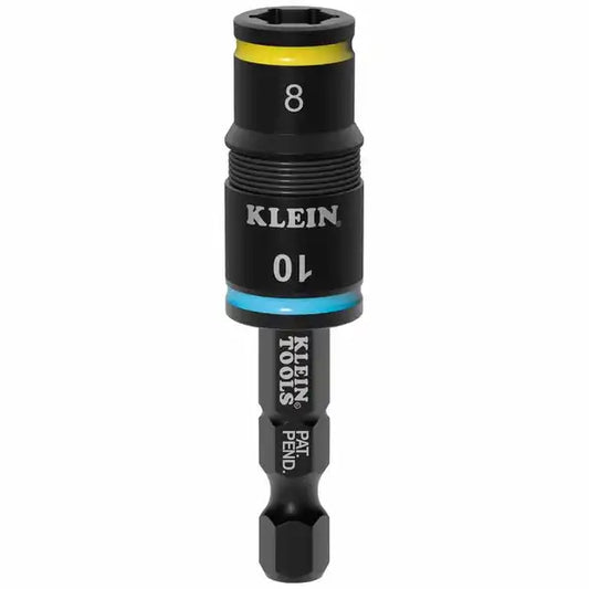 KLEIN 8 x 10mm Hex 2 in 1 Utility Flip Socket Bit A-32931M