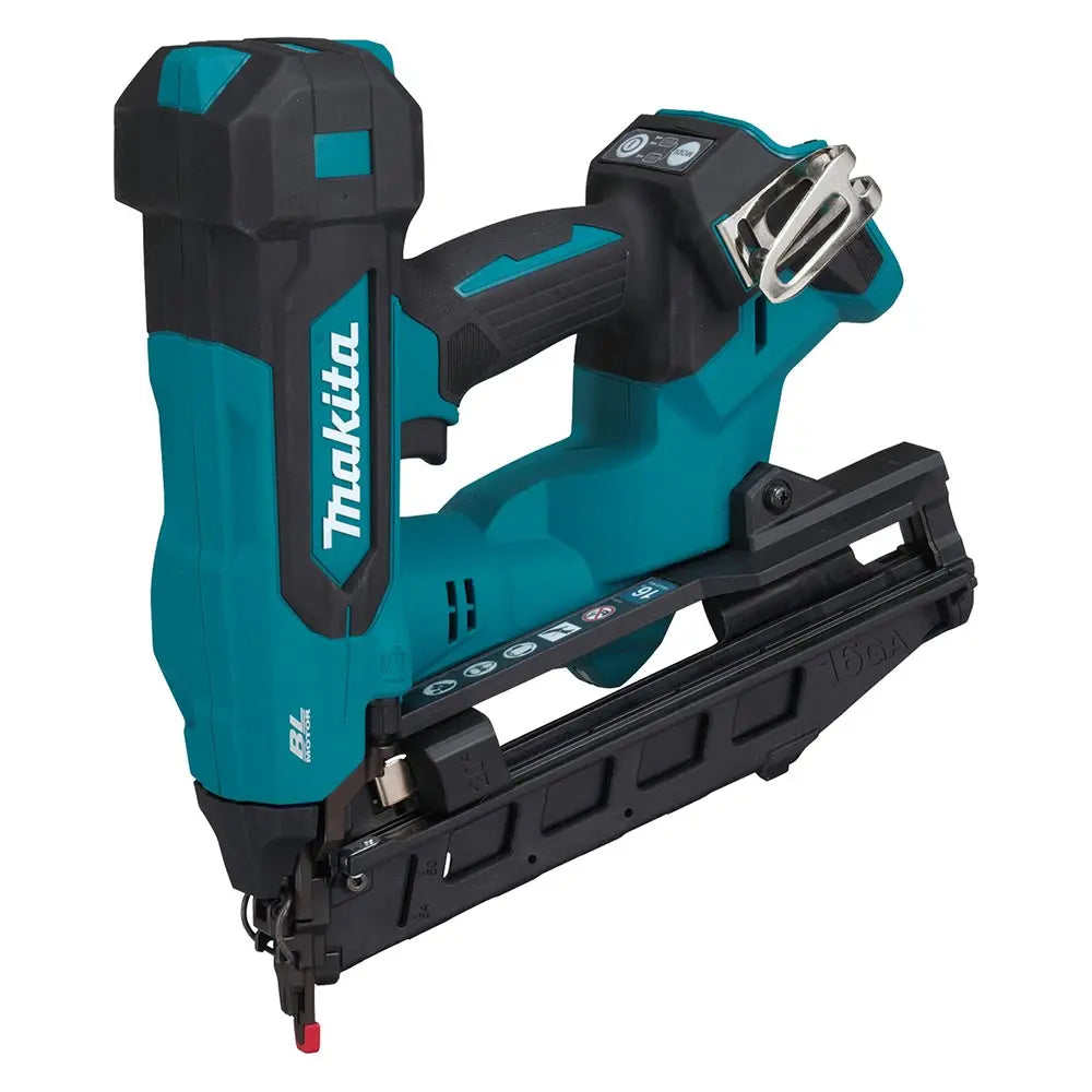 AKITA 18V Brushless 16GA Angled Finishing Nailer Skin DBN610Z