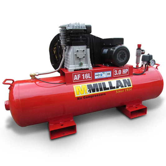 MCMILLAN Stationary 3HP Single Phase Electric Air Compressor AF16L