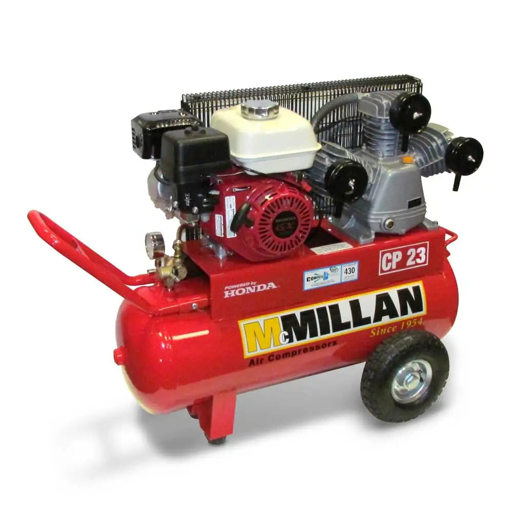 MCMILLAN Portable 6.5HP Honda Petrol Powered Air Compressor CP23