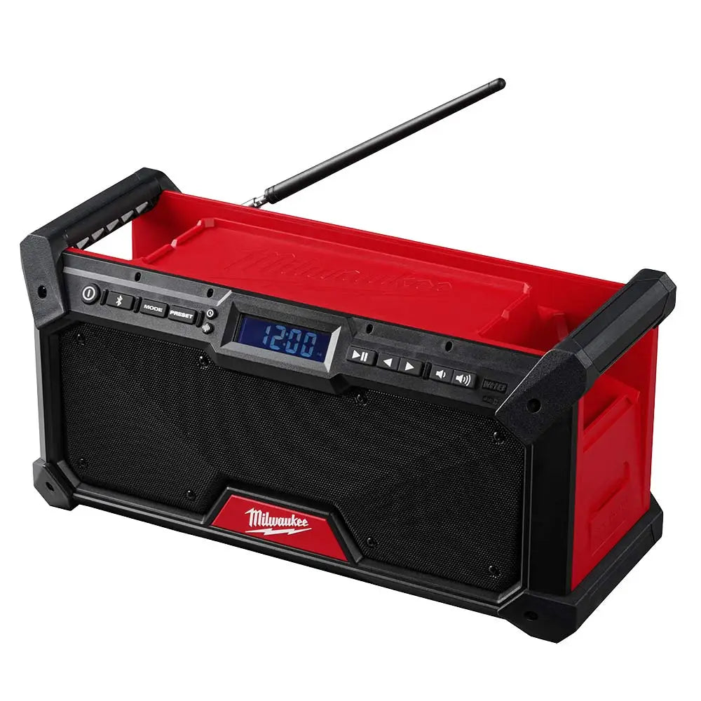 MILWAUKEE 18V Bluetooth Jobsite Radio DAB+ Skin M18JSRDAB20 + BONUS 18V 5.0Ah BATTERY