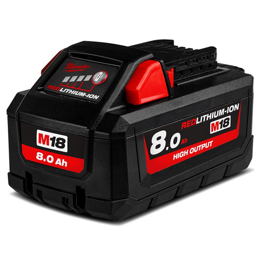 MILWAUKEE 18V REDLITHIUM™-ION 8.0Ah High Output™ Battery M18HB8