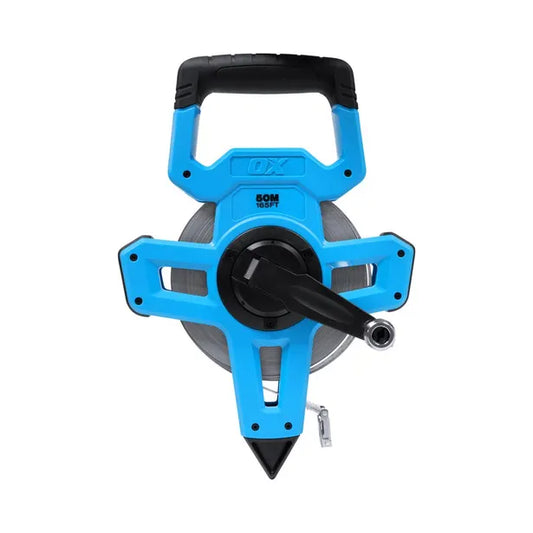 OX Trade 50m x 13mm Open Reel Tape Measure OX-T507650
