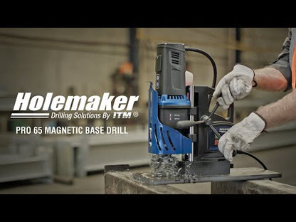HOLEMAKER PRO 65 MAGNETIC BASE DRILL, 240V, CAP: 65MM DIA X 75MM HMPRO65