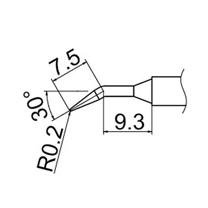 Exton Tools T12-JL02 Soldering Tip