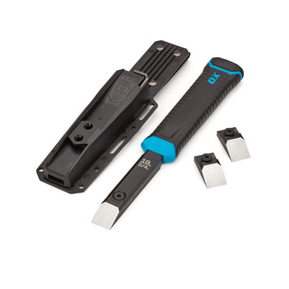 OX 19mm with 2 Spare Tips & Holster Replaceable Tip Chisel OX-P371319
