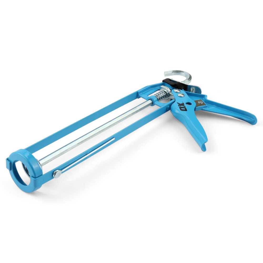 OX 10-Ounce Skeleton Caulk Gun | 10:1 Thrust Ratio SKU: OX-T046206