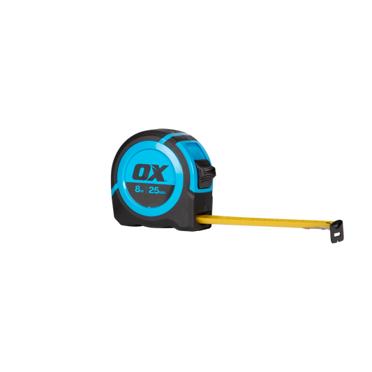 OX 8M NYLON COATED COMPACT TAPE MEASURE OX-T509308